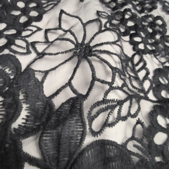 Torrid ~ Sz 14 ~ Black Dress with Front Lace Accent ~ Excellent Condition - Picture 6 of 10